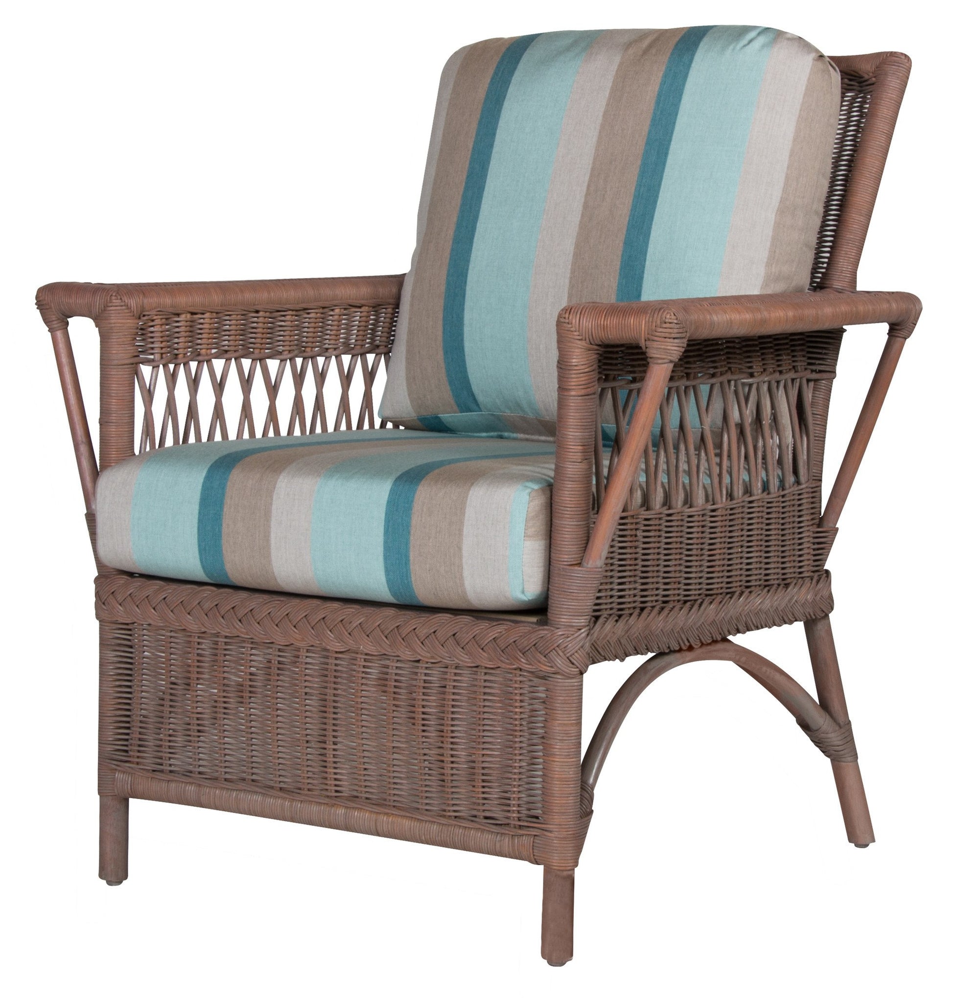 Designer Wicker & Rattan By Tribor Windsor Arm Chair by Design Wicker from Tribor Chair - Rattan Imports