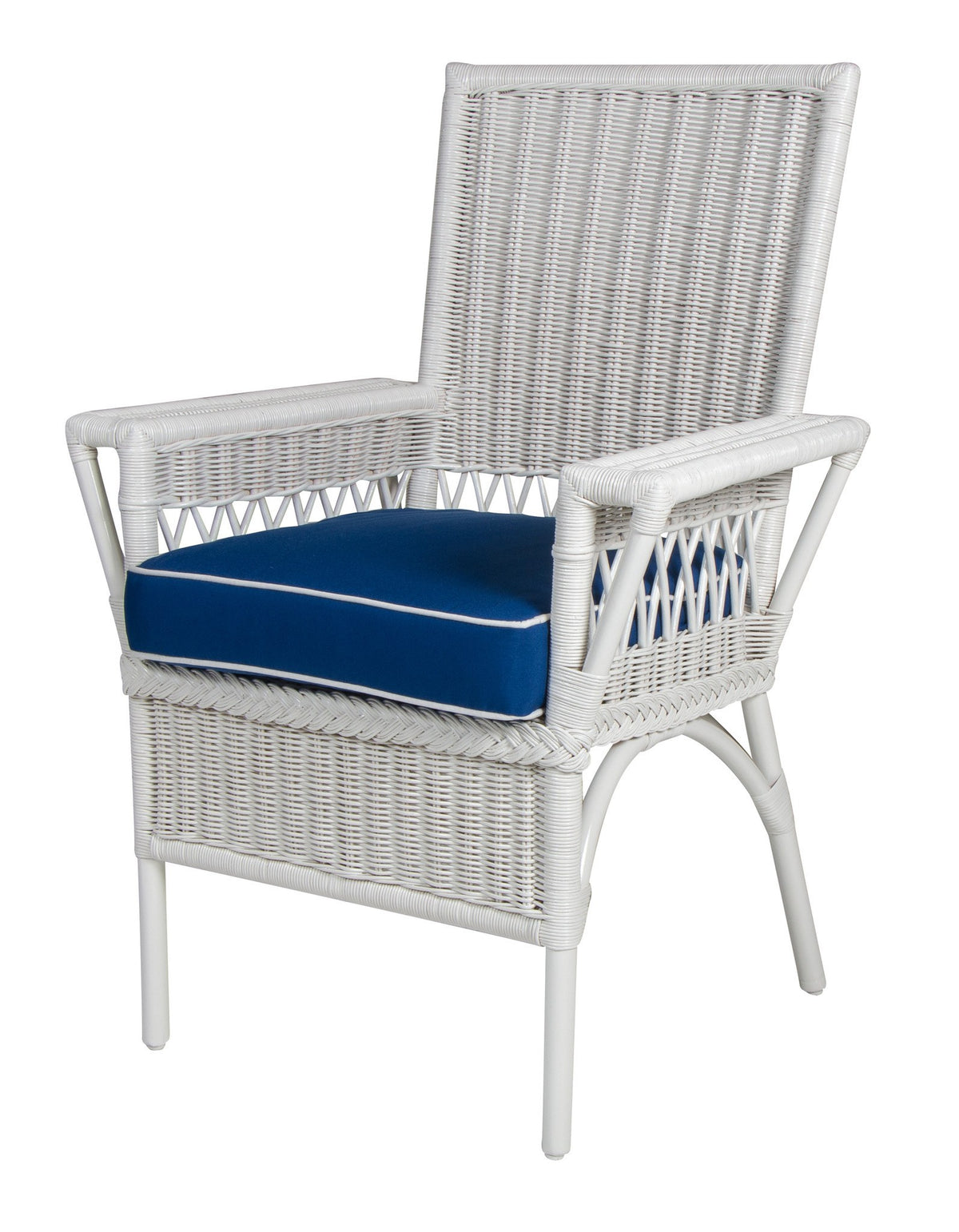 Designer Wicker &amp; Rattan By Tribor Windsor Dining Arm Chair by Design Wicker from Tribor Dining Chair - Rattan Imports