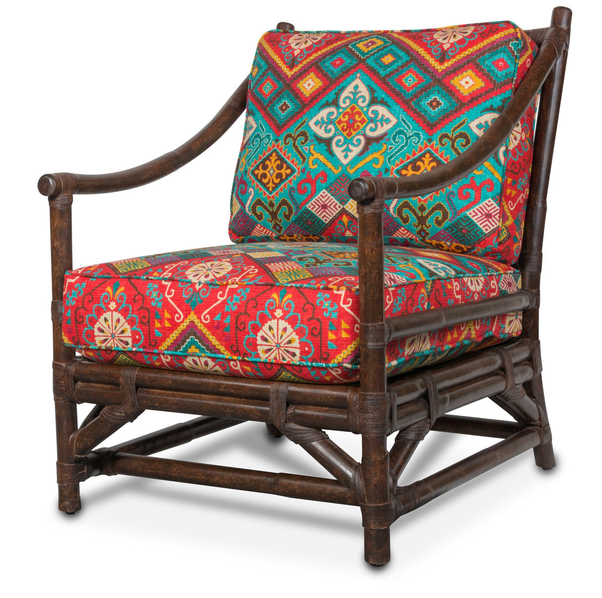 Designer Wicker &amp; Rattan By Tribor Woodland Rattan Arm Chair by Designer Wicker from Tribor Chair - Rattan Imports