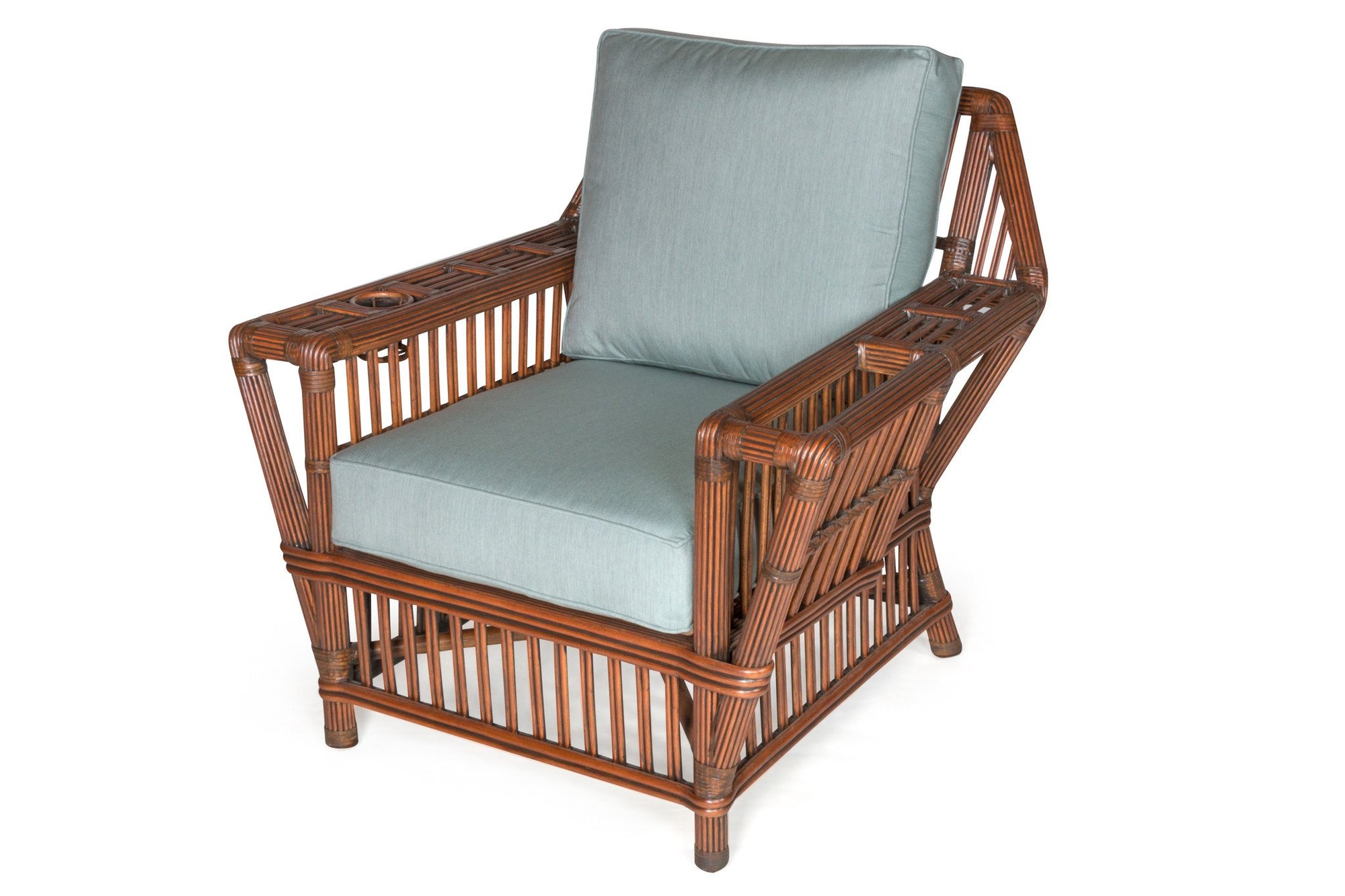 Designer Wicker & Rattan By Tribor Williamsburg Arm Chair by Designer Wicker from Tribor Chair - Rattan Imports