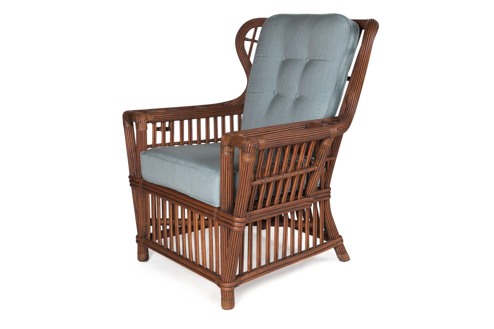 Designer Wicker & Rattan By Tribor Williamsburg Wing Chair by Designer Wicker from Tribor Chair - Rattan Imports