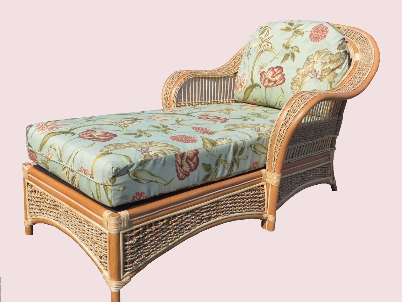 Spice Islands Spice Island Chaise Lounge Natural Lounge Chair - Rattan Imports
