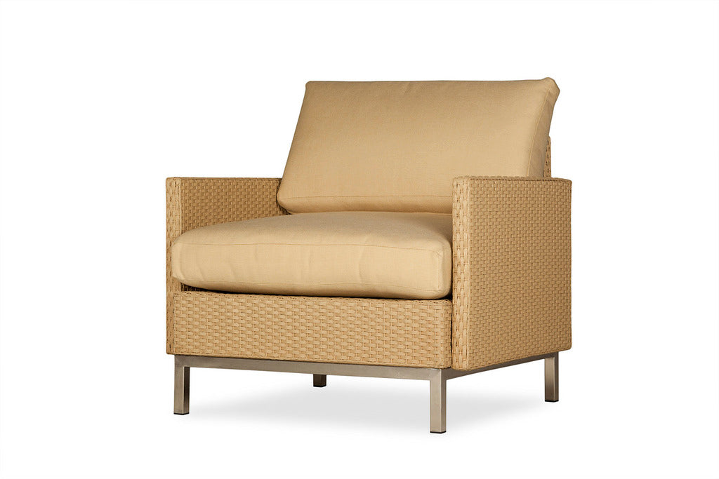 Lloyd Flanders Lloyd Flanders Elements Lounge Chair With Loom Arms &amp; Back Chair - Rattan Imports