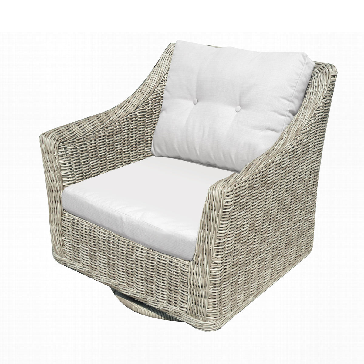 Forever Patio Carlisle Alabaster Swivel Rocker Chair