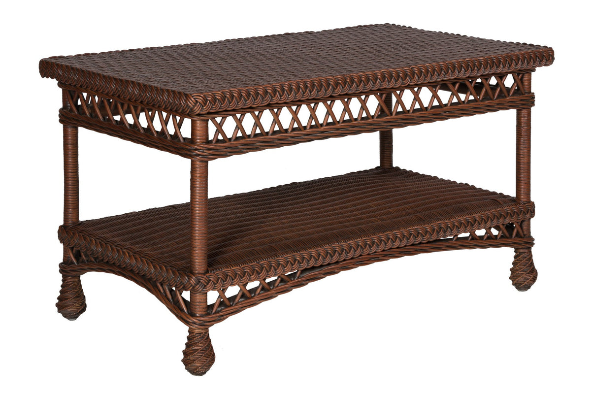 Designer Wicker &amp; Rattan By Tribor Designer Wicker by Tribor Bar harbor Coffee Table Coffee Table - Rattan Imports