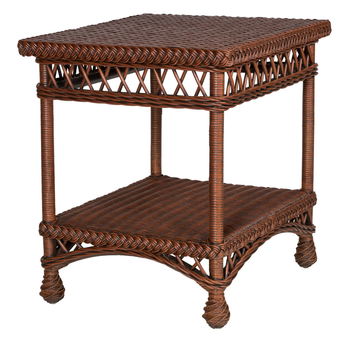 Designer Wicker &amp; Rattan By Tribor Designer Wicker by Tribor Bar Harbor End Table End Table - Rattan Imports