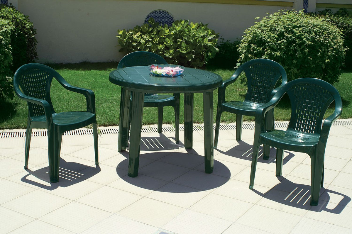 Compamia Outdoor Furniture Compamia Siesta Sunny Resin 35.5 inch  Round Dining Table