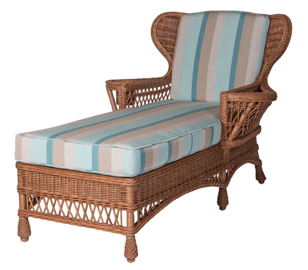Designer Wicker &amp; Rattan By Tribor Concord Chaise by Designer Wicker from Tribor Lounge Chair - Rattan Imports