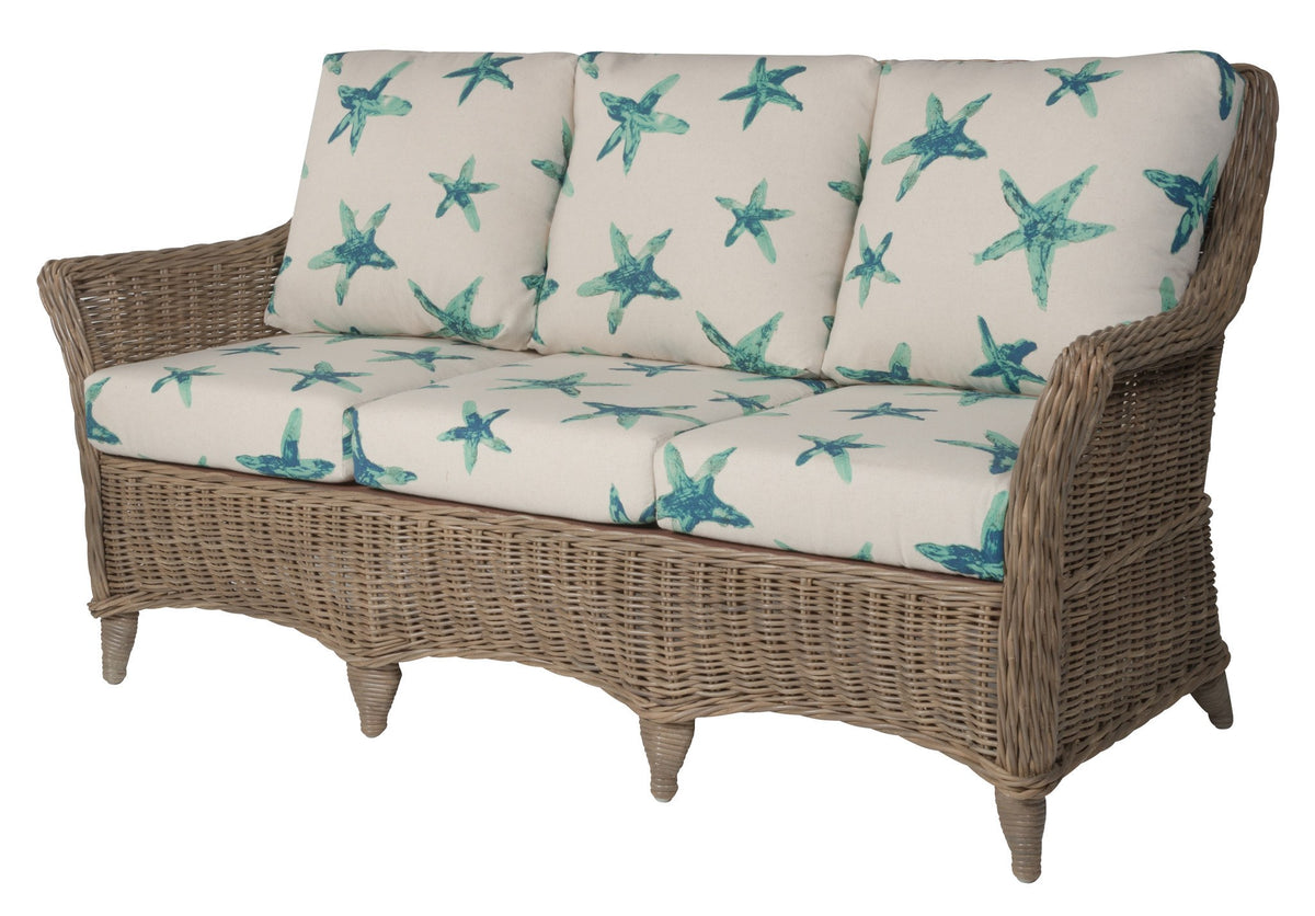 Designer Wicker &amp; Rattan By Tribor Conservatory Sofa by Designer Wicker from Tribor Sofa - Rattan Imports