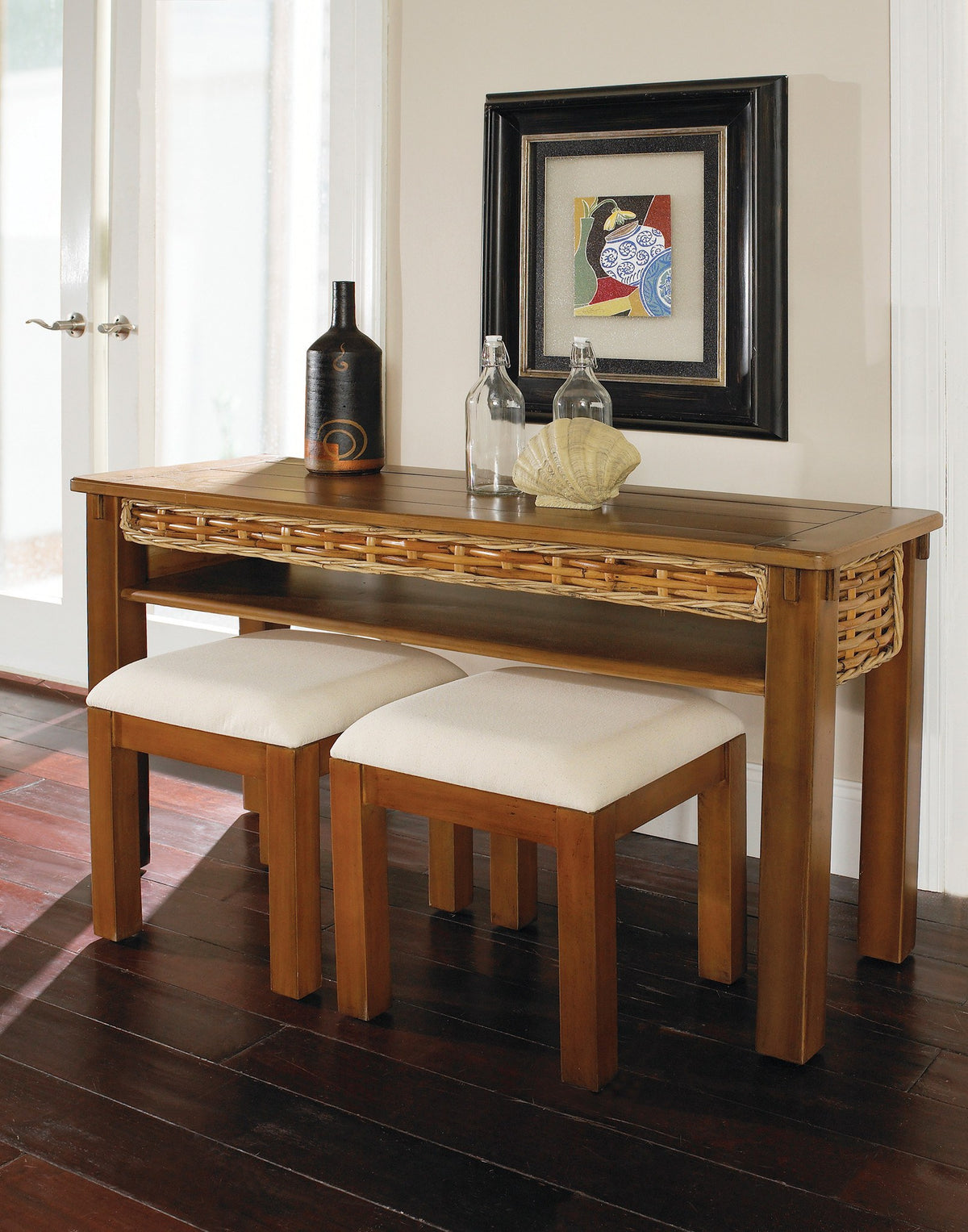 Designer Wicker &amp; Rattan By Tribor Console Table Freeport Console Table by Designer Wicker from Tribor