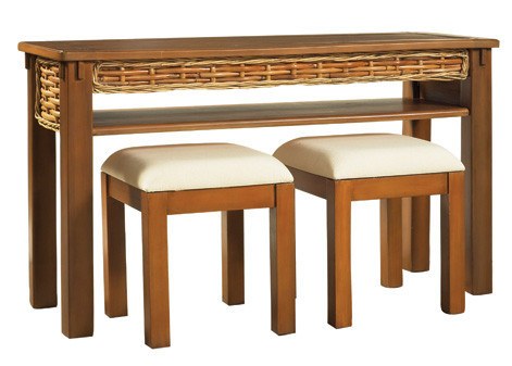 Designer Wicker &amp; Rattan By Tribor Console Table Freeport Console Table by Designer Wicker from Tribor