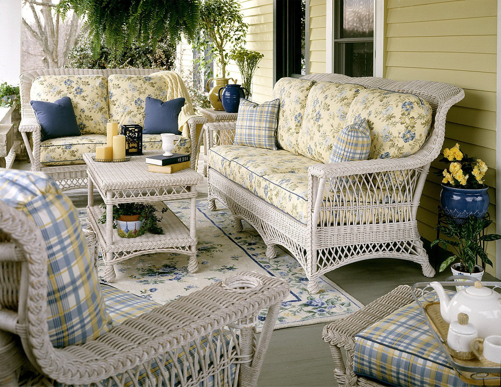 Designer Wicker & Rattan By Tribor Conversation Set Designer Wicker by Tribor Rockport 6 Piece Conversation Set