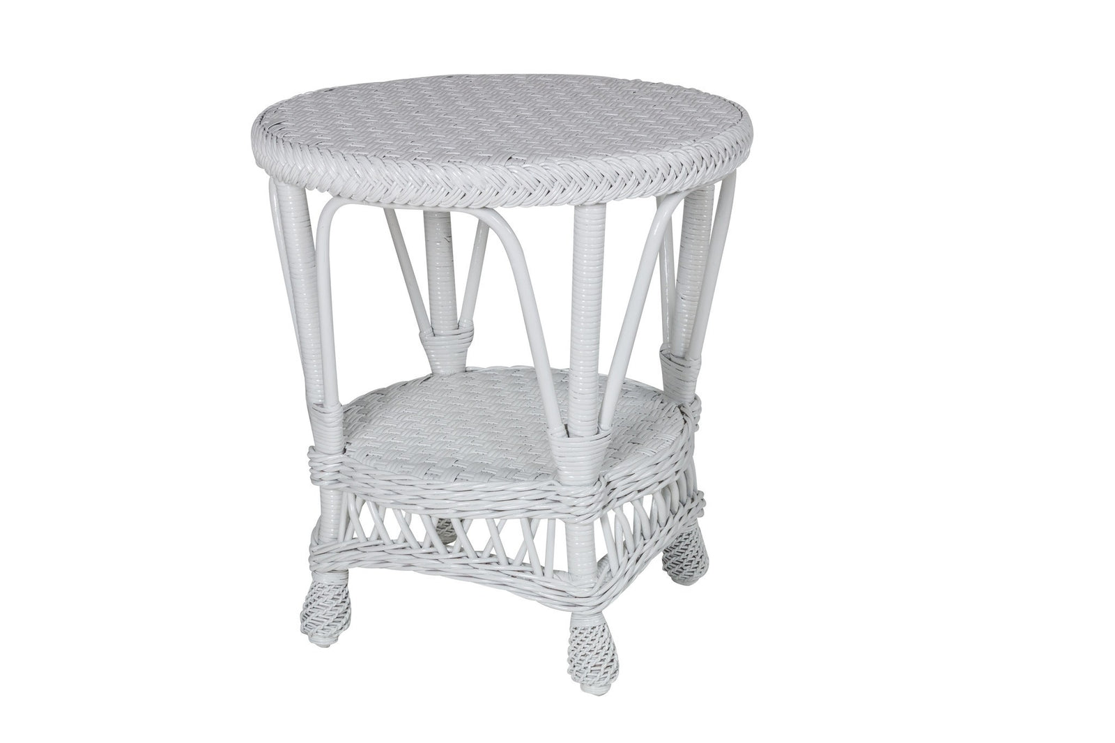 Designer Wicker & Rattan By Tribor End Table Choose Your Favorite Frame Color Concord End Table
