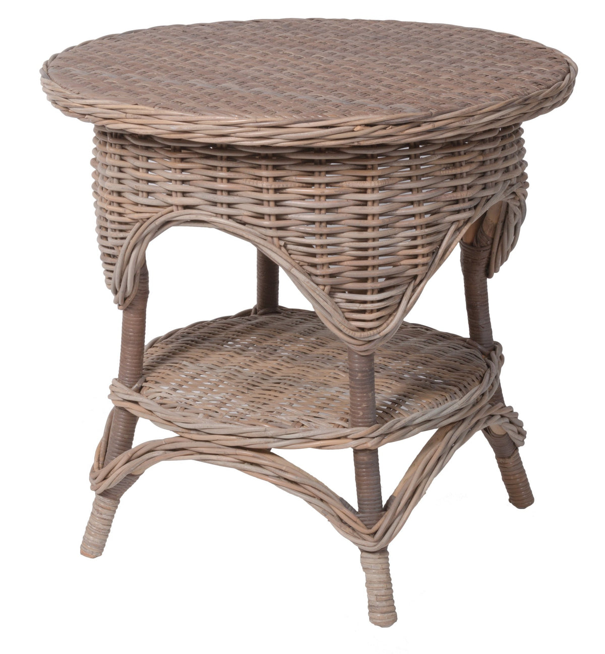 Designer Wicker &amp; Rattan By Tribor End Table Choose Your Favorite Frame Color Conservatory End Table