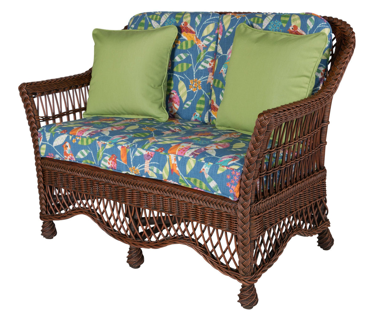 Designer Wicker &amp; Rattan By Tribor Loveseat Naples Loveseat by Designer Wicker by Tribor