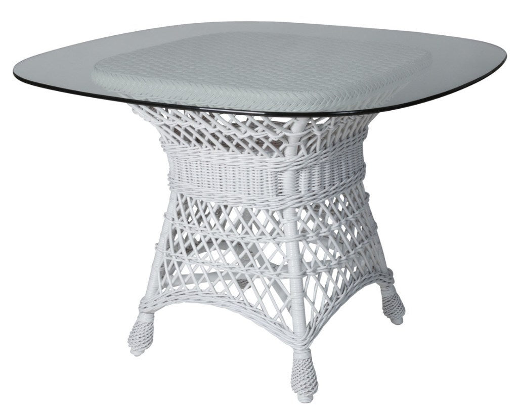 Designer Wicker & Rattan By Tribor Table Base Choose Your Favorite Frame Color Concord Dining Table Base 30"W x 30"D x 28"H