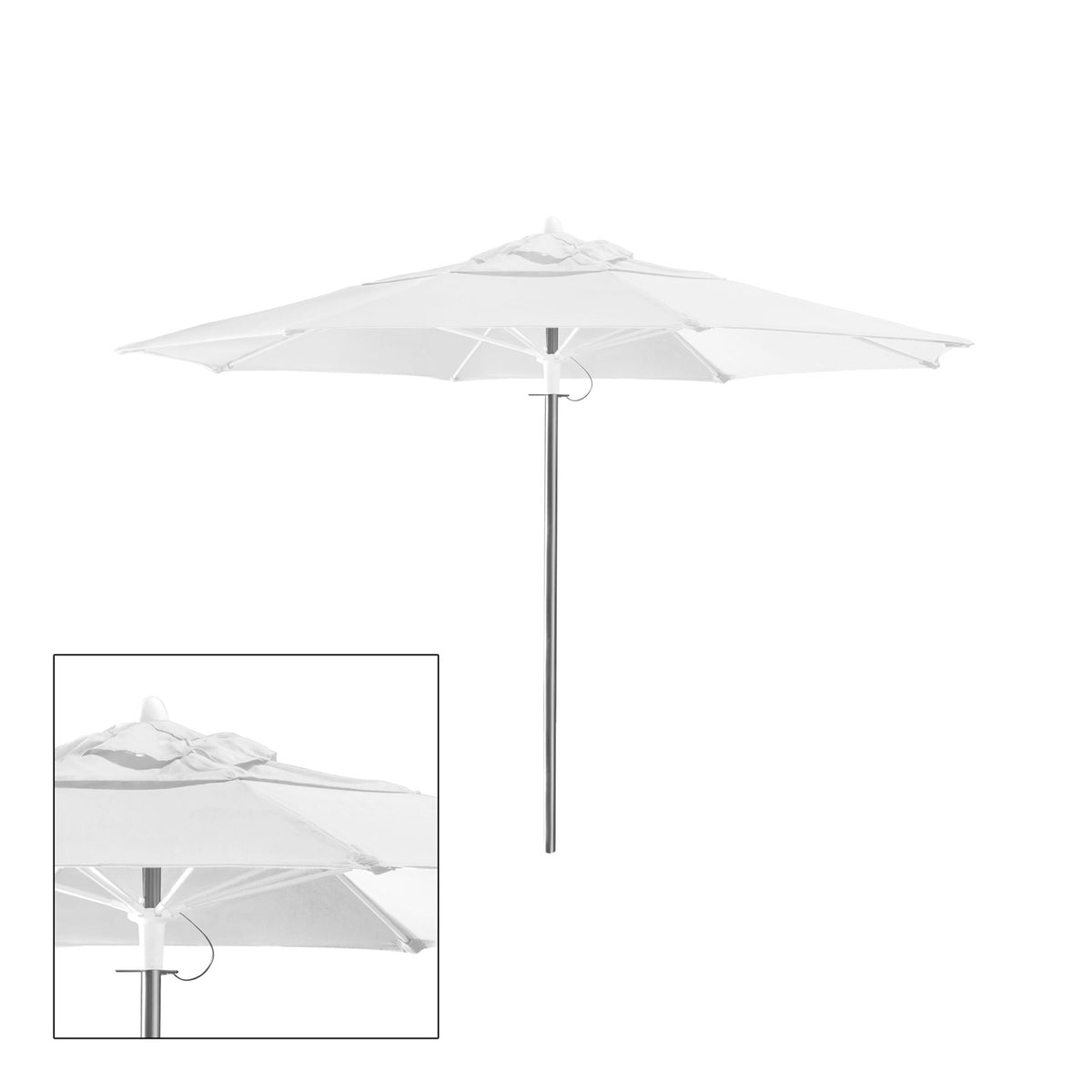Source Furniture Source Furniture Rio 9&#39; Round Double Vented Umbrella - Rattan Imports