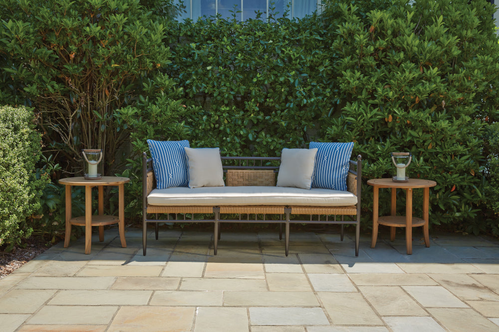 Lloyd Flanders Low Country 3 Seat Garden Bench