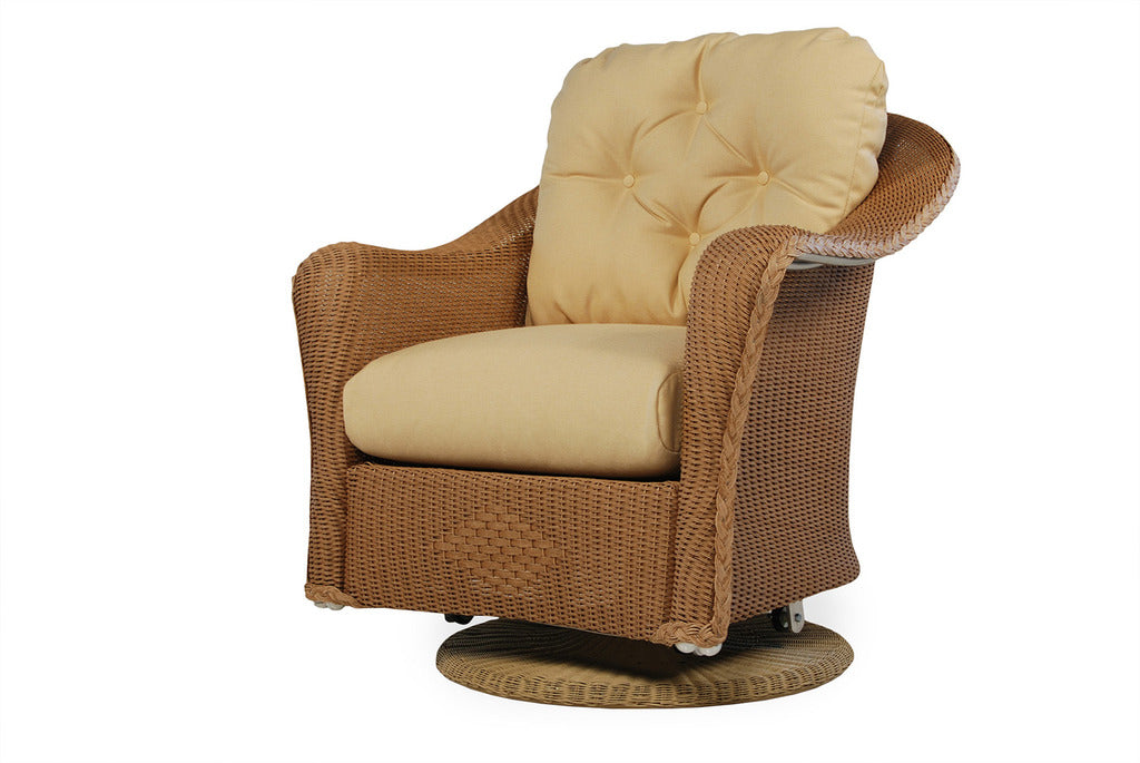 Lloyd Flanders Lloyd Flanders Reflections Swivel Glider Lounge Chair Swivel Glider Chair - Rattan Imports