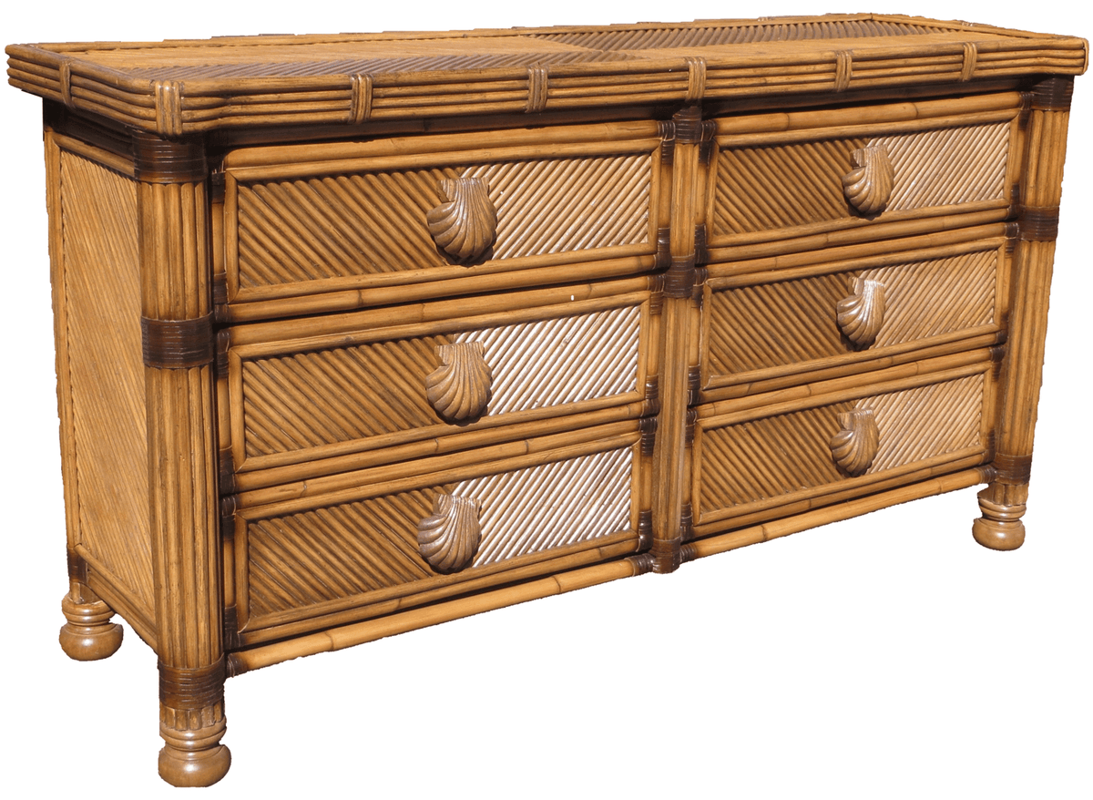 Spice Island Coral Cove 6 Drawer Dresser