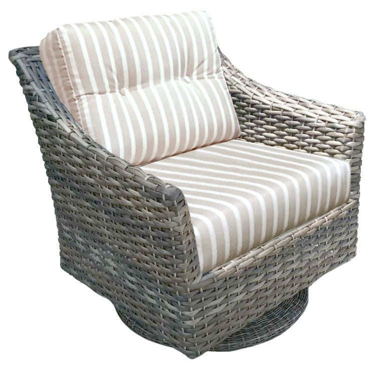 Forever Patio Furniture Forever Patio Aberdeen Wicker Rye Swivel Rocker