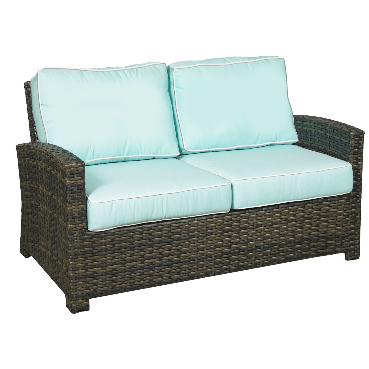 Forever Patio Furniture Forever Patio Brookside Wicker Rye Loveseat