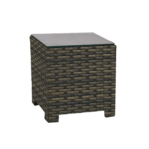 Forever Patio Furniture Forever Patio Brookside Wicker Rye Square End Table