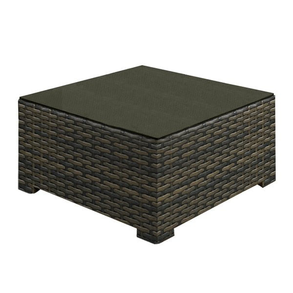 Forever Patio Furniture Forever Patio Brookside Wicker Rye Square Patio Coffee Table