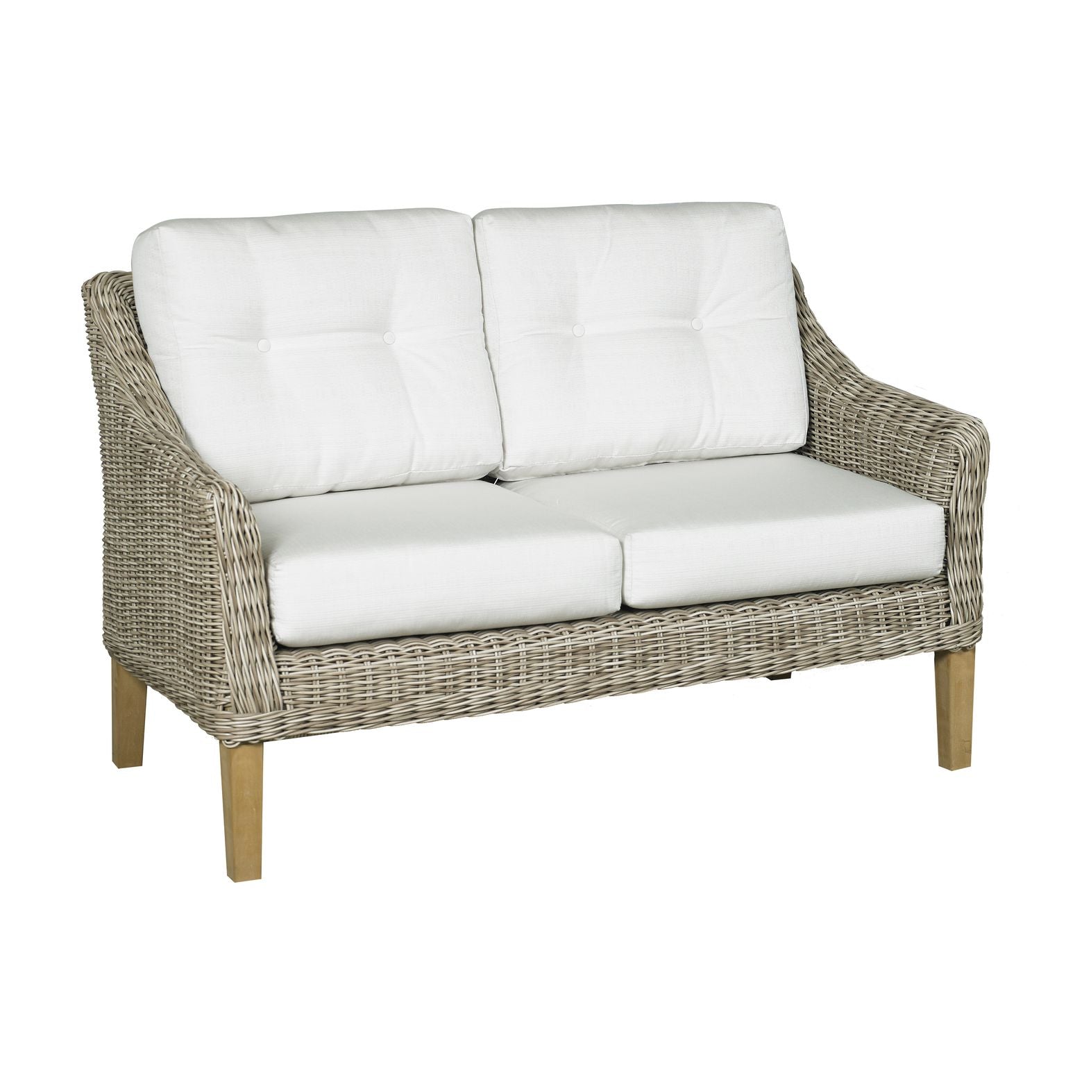 Forever Patio Furniture Forever Patio Carlisle Alabaster Loveseat
