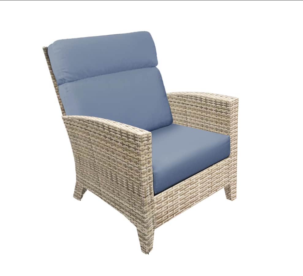 Forever Patio Furniture Forever Patio Cavalier Wicker Armchair in Buff