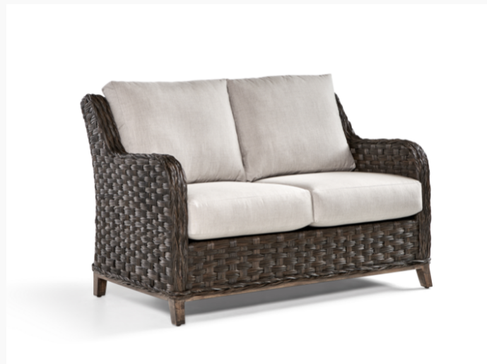 South Sea Rattan Grand Isle Loveseat SKU 77402
