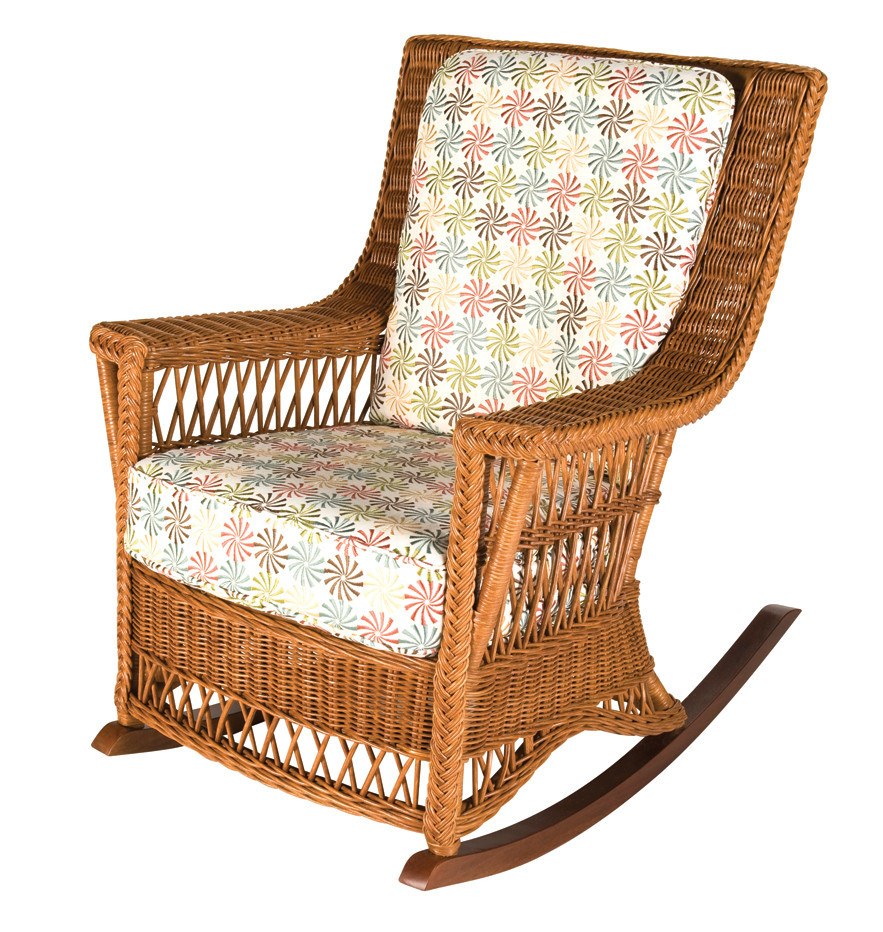 Designer Wicker &amp; Rattan By Tribor Legacy Rocker by Designer Wicker from Tribor Rocking Chair - Rattan Imports