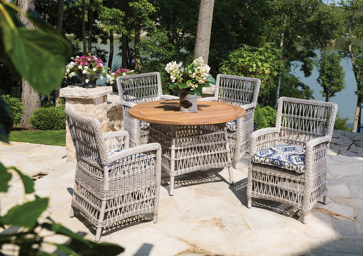 Lloyd Flanders Dining Arm Chair Lloyd Flanders Mackinac Dining Armchair