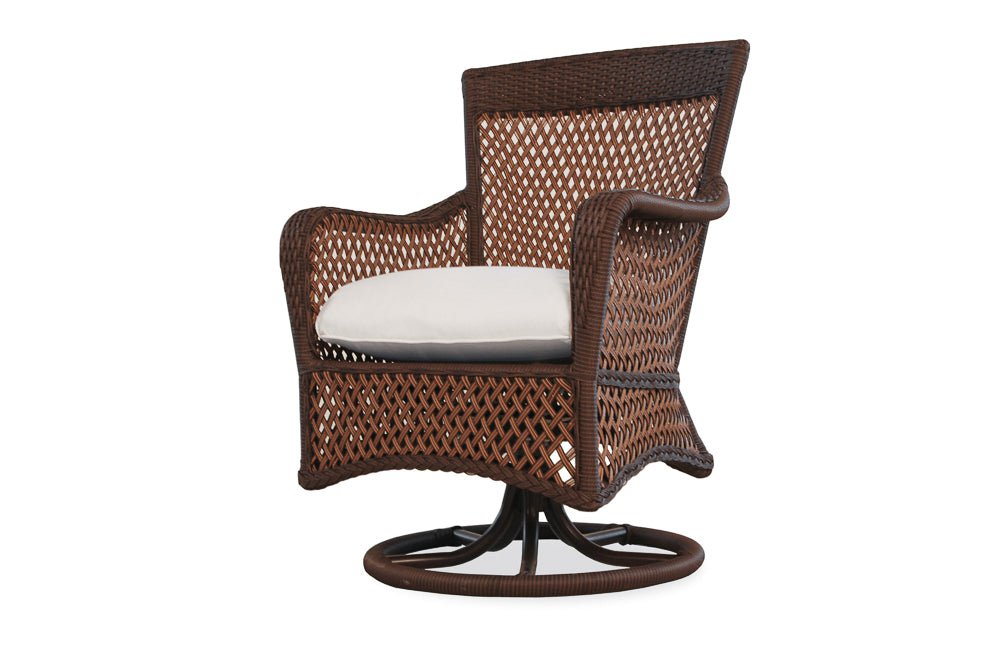 Lloyd Flanders Swivel Dining Arm Chair Lloyd Flanders Grand Traverse Swivel Dining Armchair