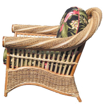 Spice Islands Maui Twist Arm Chair Natural