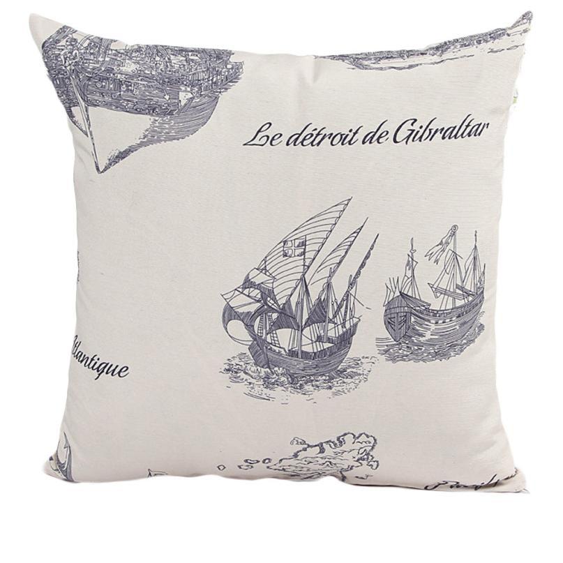 Rattan Imports Pillow New "British" Square Toss Pillow Cover