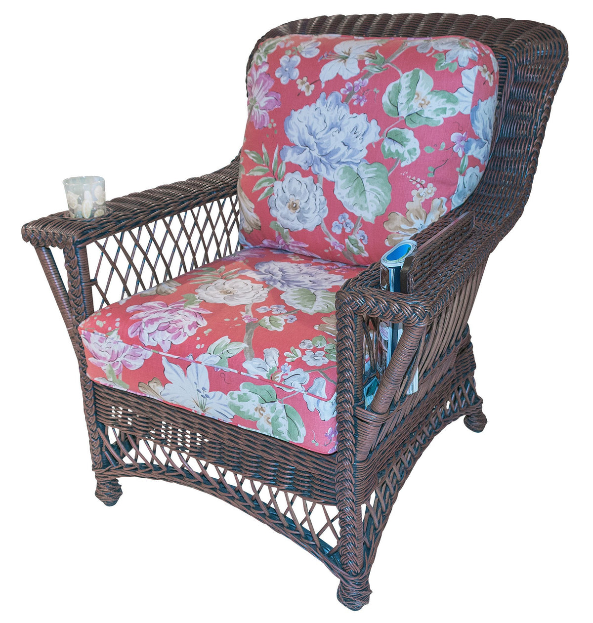 Designer Wicker &amp; Rattan By Tribor Rockport Arm Chair by Designer Wicker from Tribor Chair - Rattan Imports