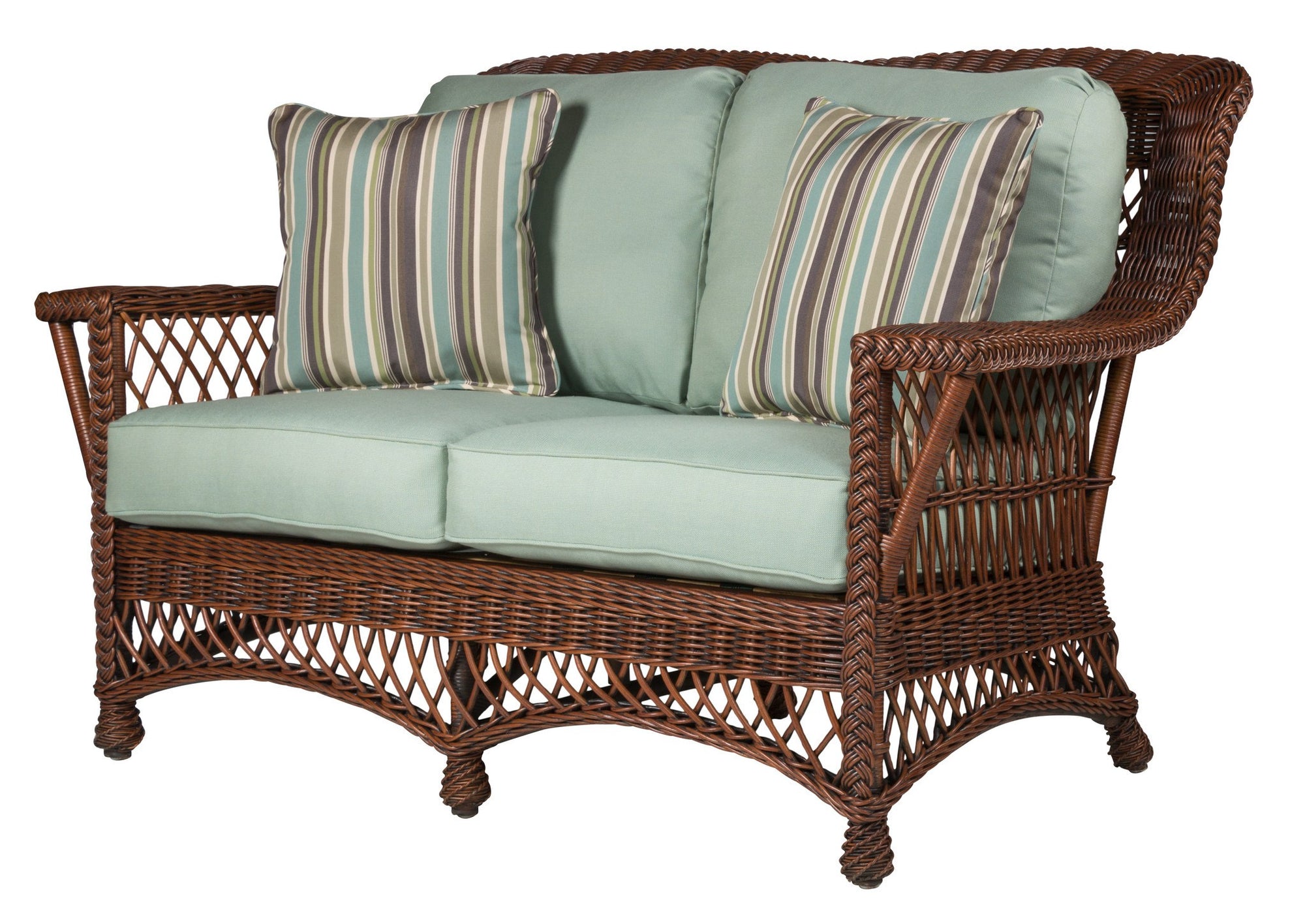 Designer Wicker & Rattan By Tribor Rockport Loveseat by Designer Wicker from Tribor Loveseat - Rattan Imports