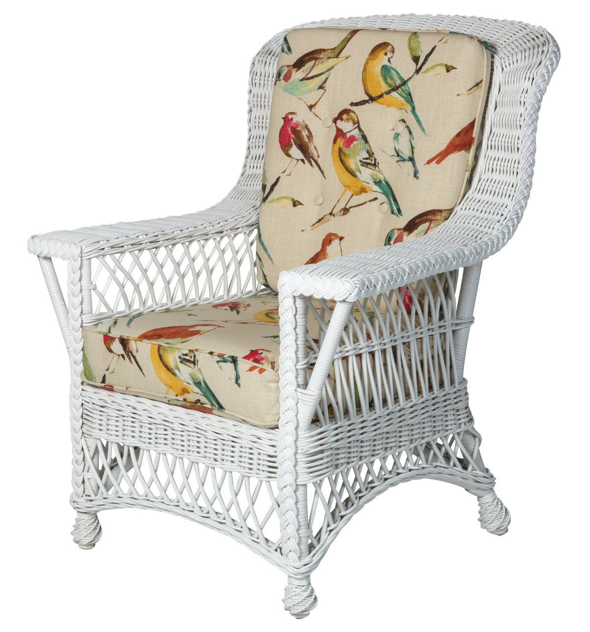 Designer Wicker &amp; Rattan By Tribor Rockport Arm Chair (Rocker Size) by Designer Wicker from Tribor Chair - Rattan Imports