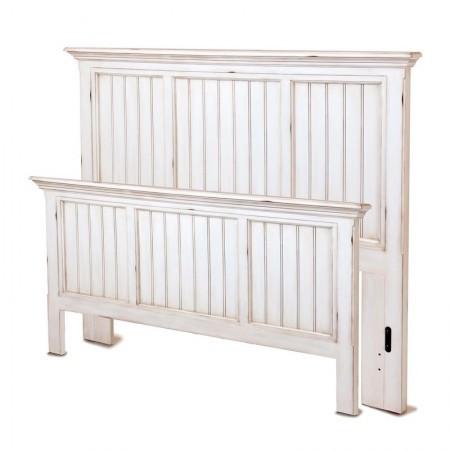 Sea Winds Trading Bed Sea Winds Trading Monaco Queen Bed B818QBED-BLANC