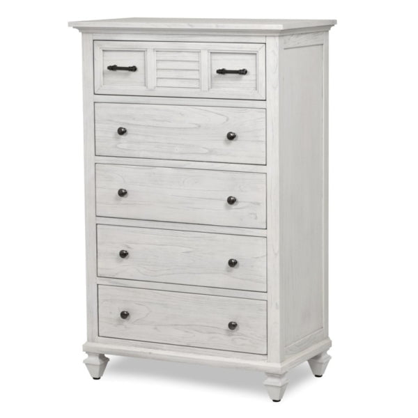 Sea Winds Trading drawer dresser Sea Winds Trading Surfside 5 Drawer Chest B27735-WW