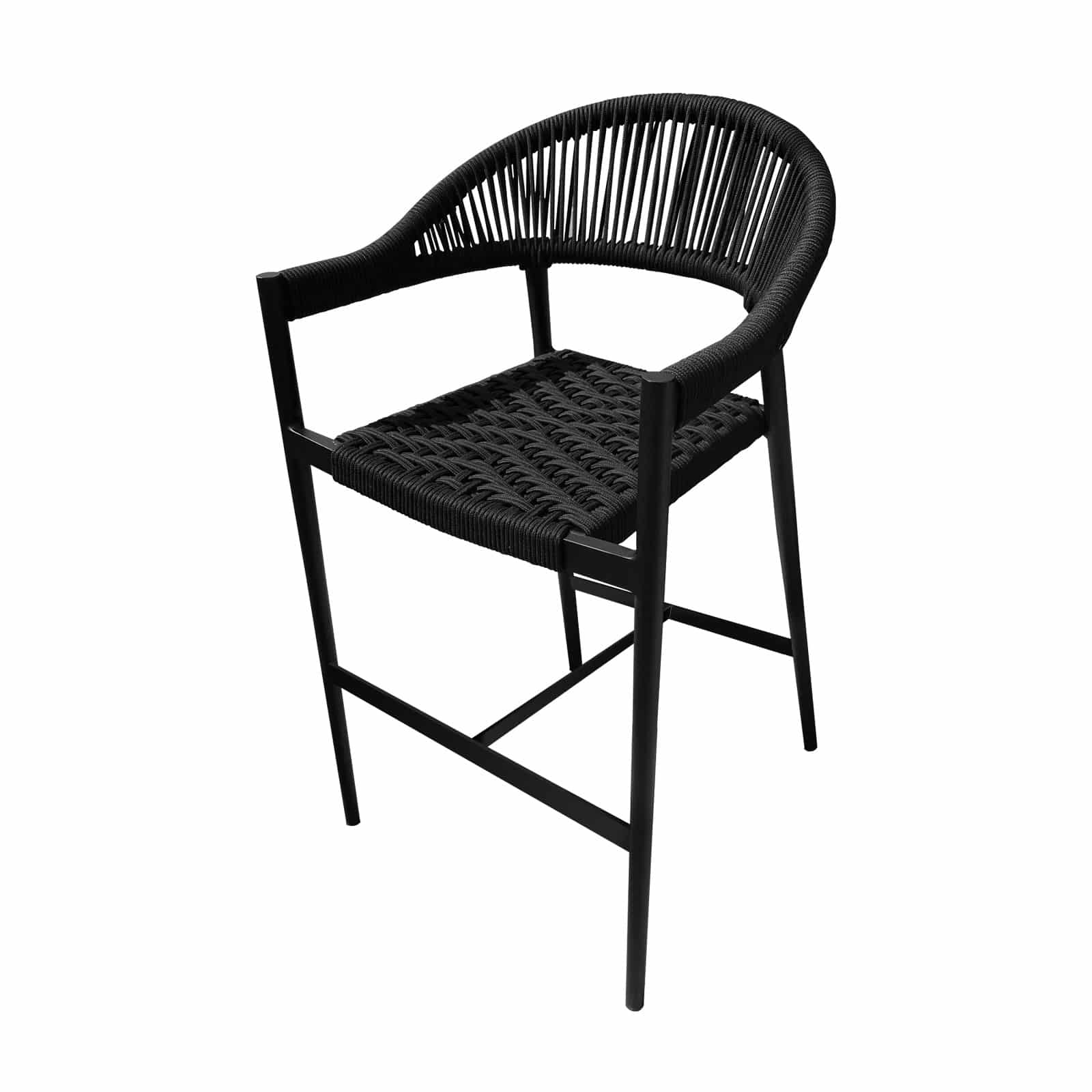 Source Furniture Bar Arm Chair Black Durarope Source Furniture Skye Bar Arm Chair