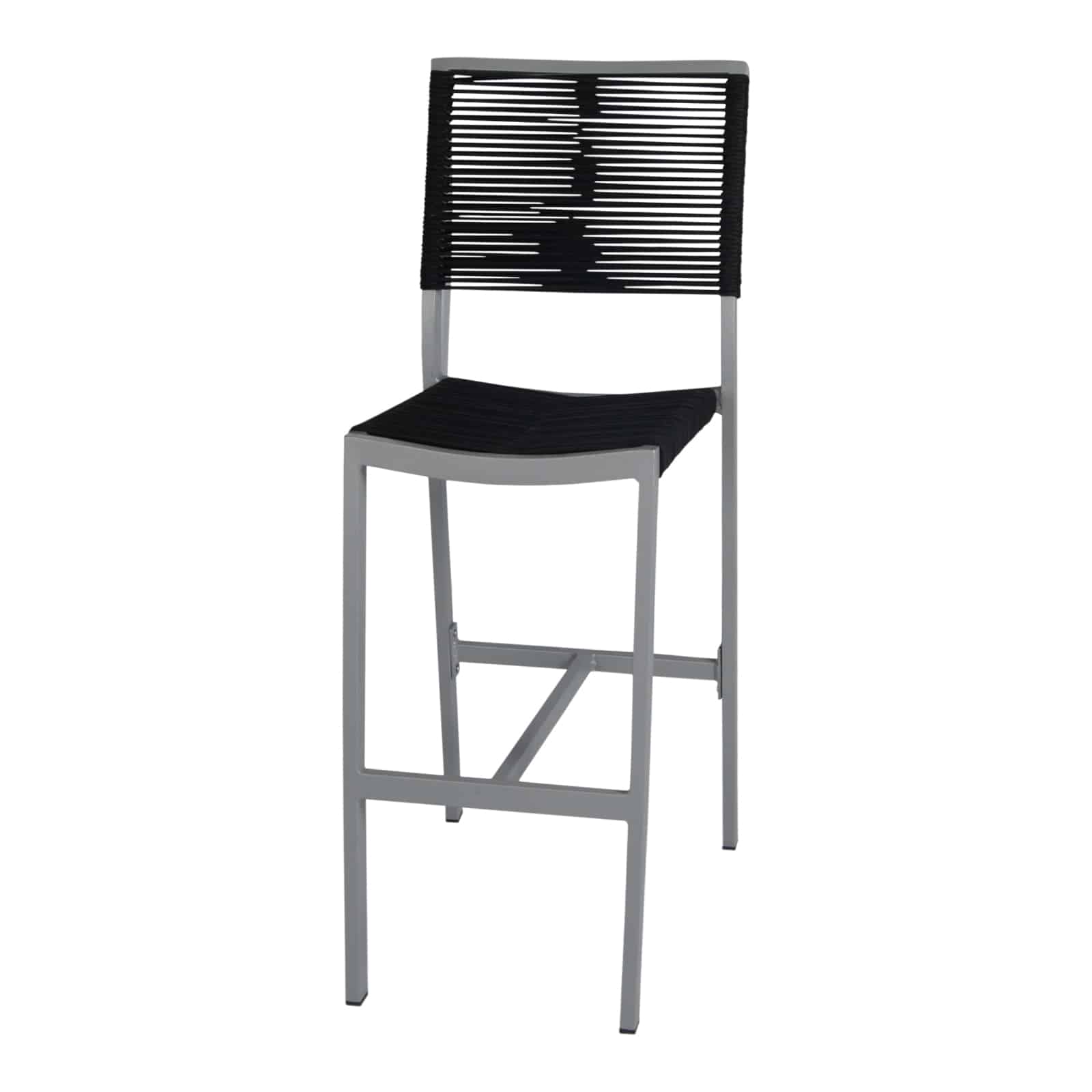 Source Furniture Bar Side Chair Black Durarope Source Furniture Fiji Rope Bar Side Chair
