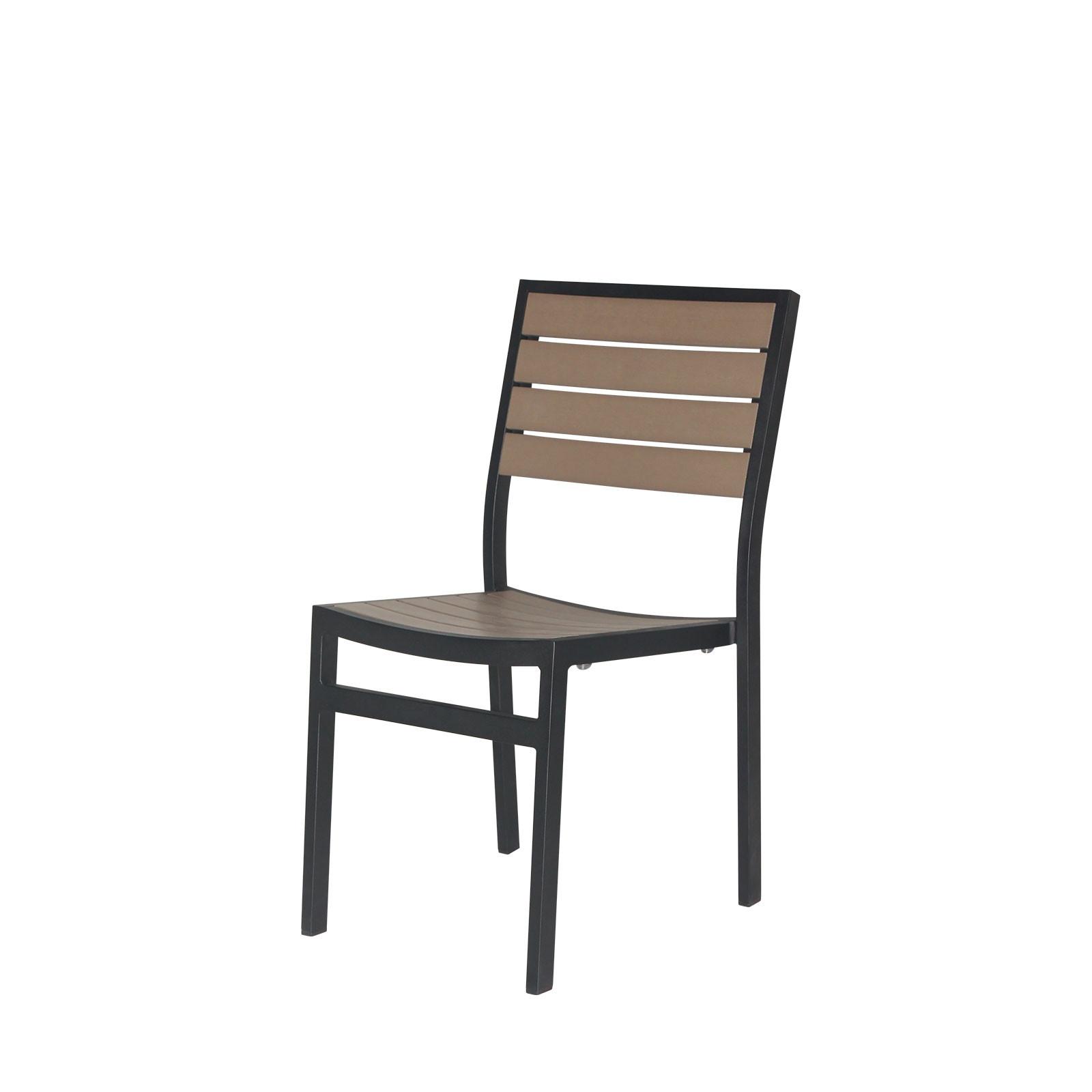 Source Furniture Dining Chair Black and Gray Napa Dining Side Chair