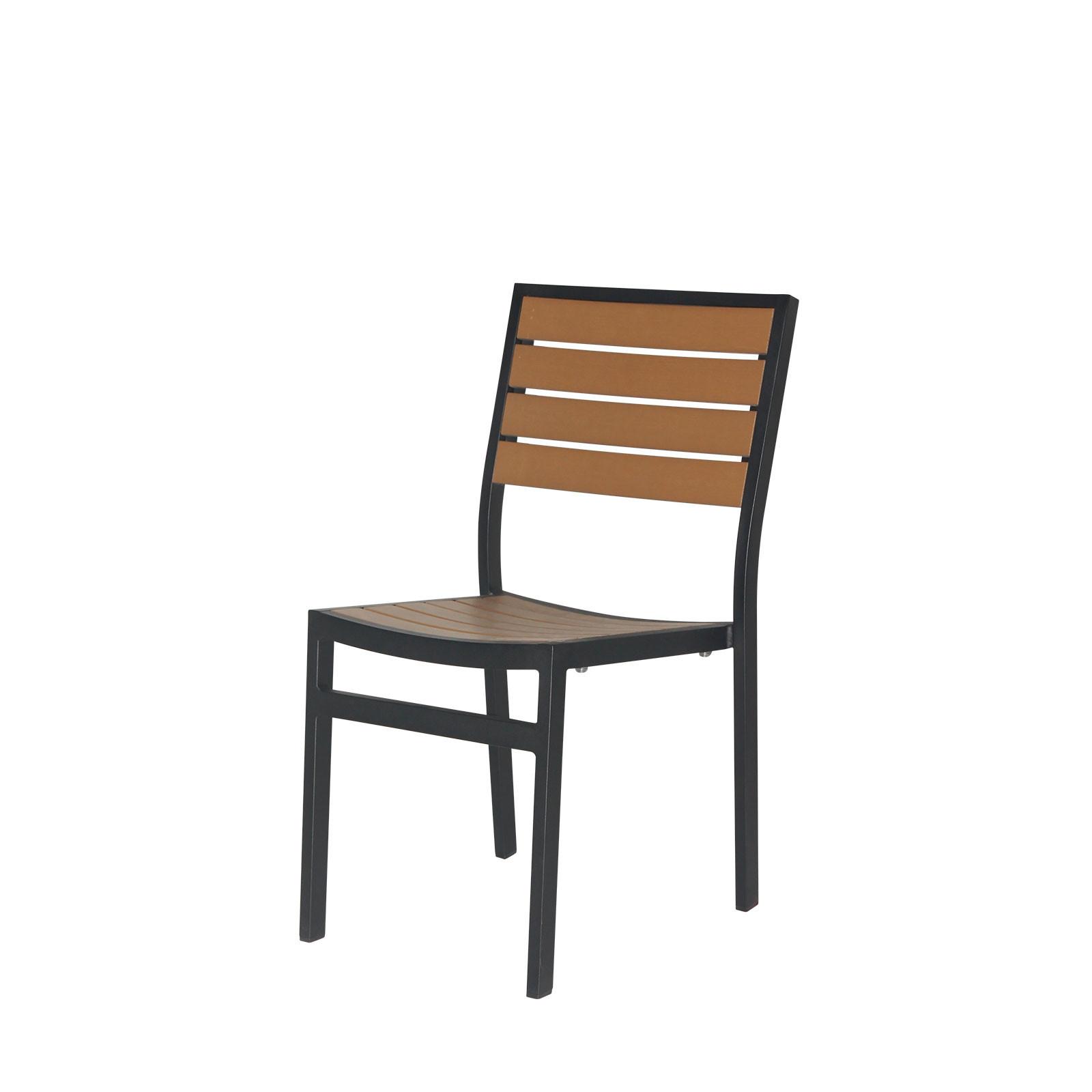 Source Furniture Dining Chair Black and Gray Napa Dining Side Chair