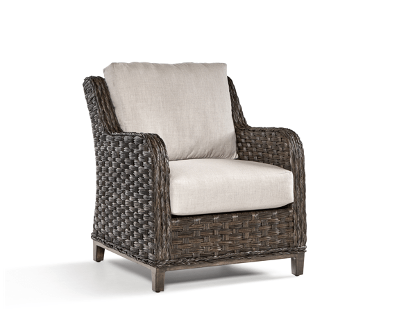 South Sea Rattan Arm Chair Soft Granite South Sea Rattan Grand Isle Armchair SKU 77401