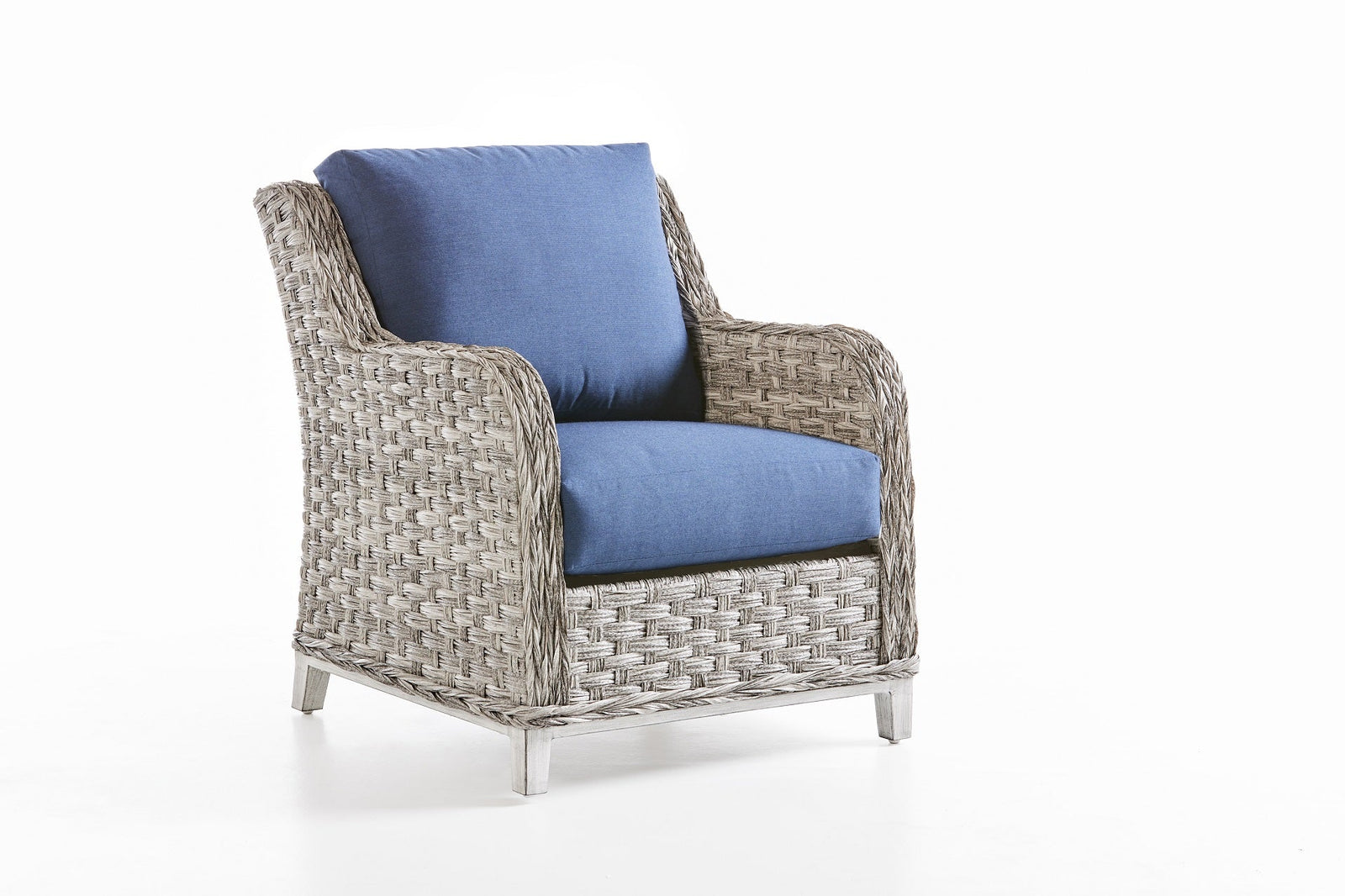 South Sea Rattan Arm Chair Soft Granite South Sea Rattan Grand Isle Armchair SKU 77401