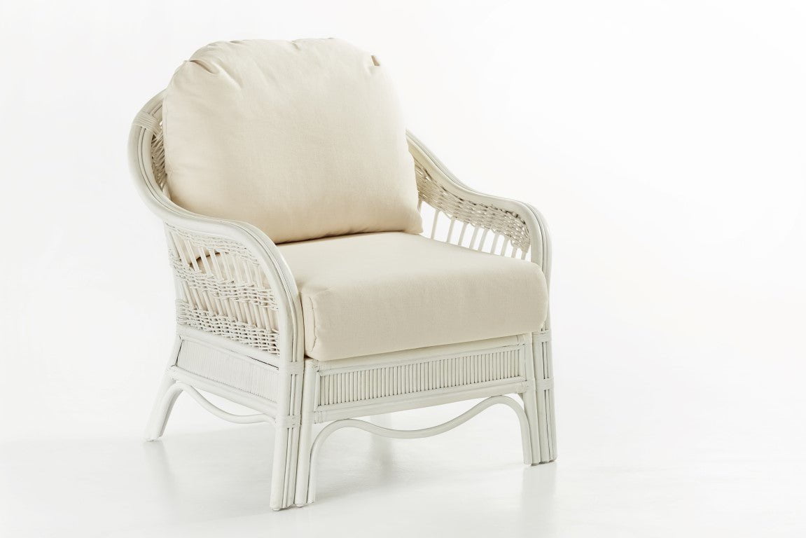 South Sea Rattan Arm Chair Pecan South Sea Rattan Bermuda Armchair