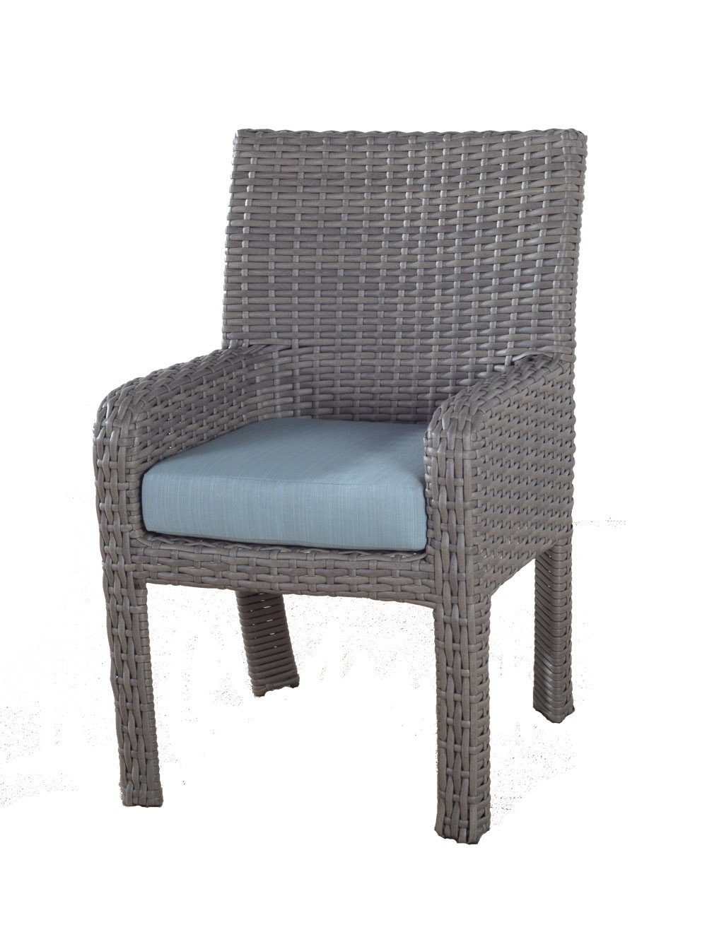 South Sea Rattan Chair Stone South Sea Rattan St. Tropez Dining Arm Chair
