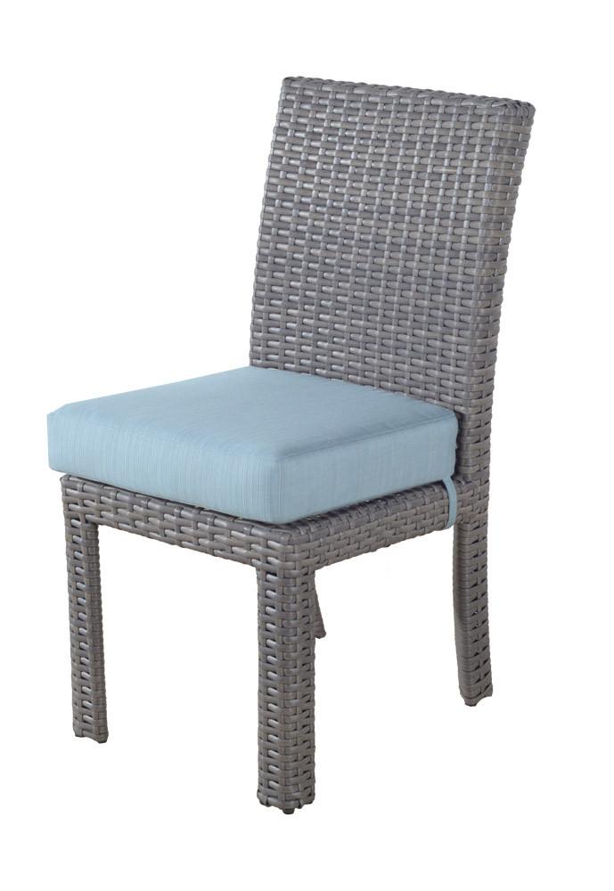 South Sea Rattan Chair Stone South Sea Rattan St. Tropez Dining Side Chair
